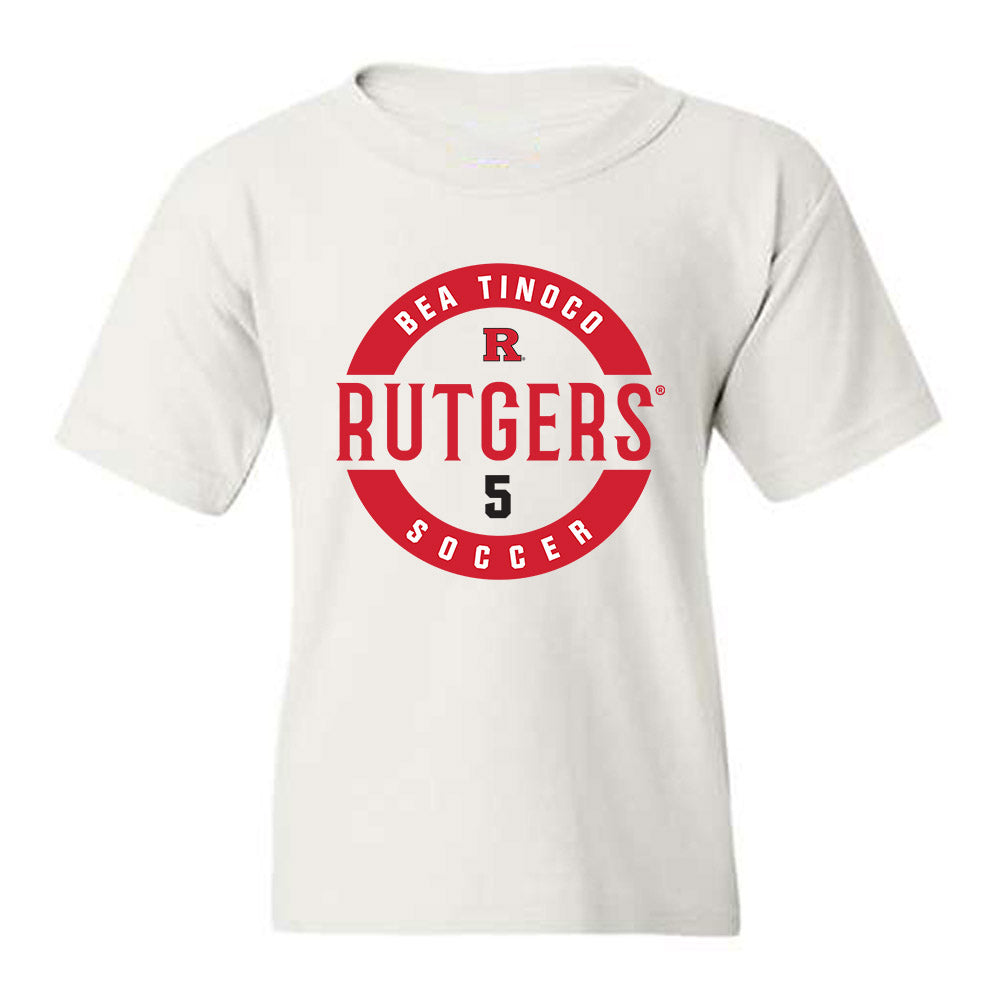 Rutgers - NCAA Women's Soccer : Bea Tinoco - Classic Fashion Shersey Youth T-Shirt-0