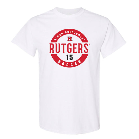 Rutgers - NCAA Men's Soccer : Simon Gorczowski - Classic Fashion Shersey T-Shirt-0
