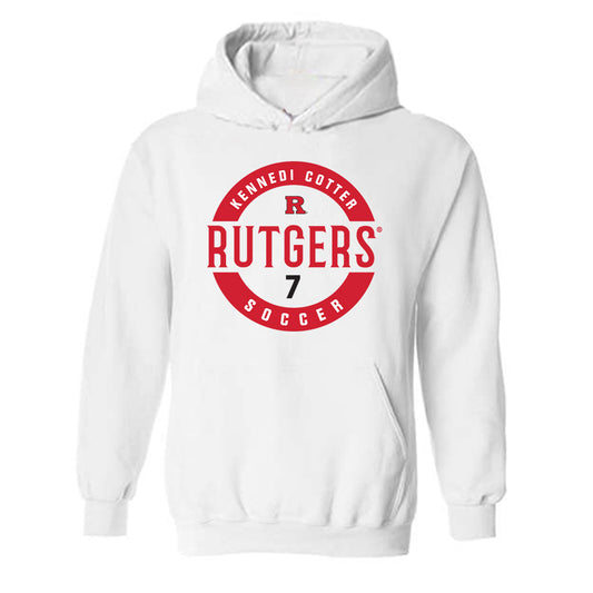 Rutgers - NCAA Women's Soccer : Kennedi Cotter - Classic Fashion Shersey Hooded Sweatshirt-0