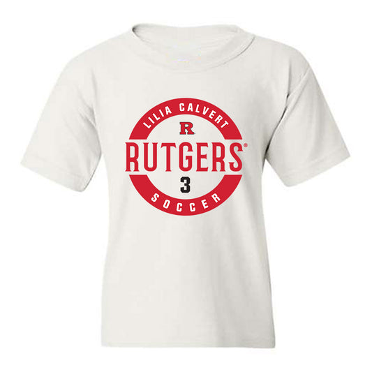 Rutgers - NCAA Women's Soccer : Lilia Calvert - Classic Fashion Shersey Youth T-Shirt-0