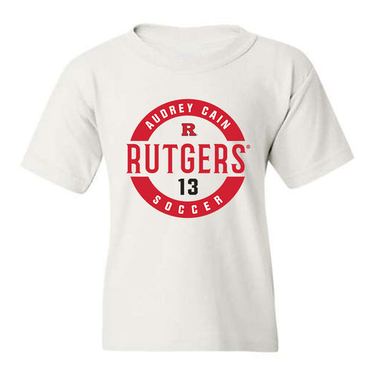 Rutgers - NCAA Women's Soccer : Audrey Cain - Classic Fashion Shersey Youth T-Shirt