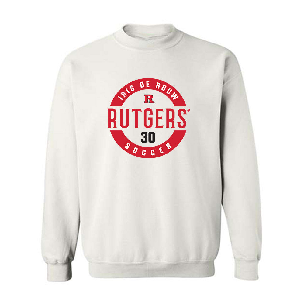 Rutgers - NCAA Women's Soccer : Iris de Rouw - Classic Fashion Shersey Crewneck Sweatshirt-0