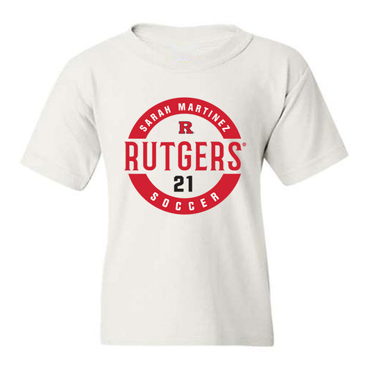 Rutgers - NCAA Women's Soccer : Sarah Martinez - Classic Fashion Shersey Youth T-Shirt-0