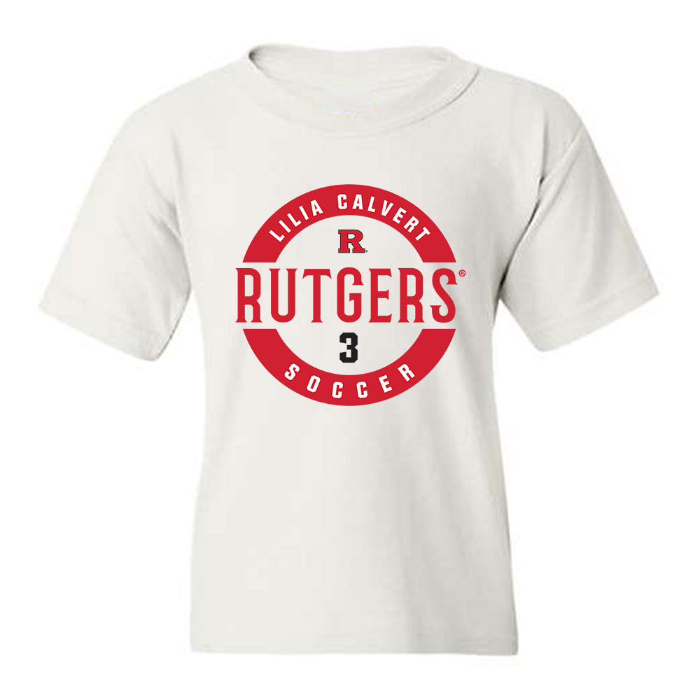 Rutgers - NCAA Women's Soccer : Lilia Calvert - Classic Fashion Shersey Youth T-Shirt-0