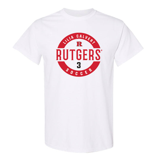 Rutgers - NCAA Women's Soccer : Lilia Calvert - Classic Fashion Shersey T-Shirt-0