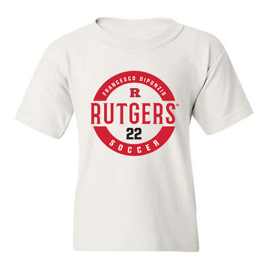 Rutgers - NCAA Men's Soccer : Francesco Diponzio - Classic Fashion Shersey Youth T-Shirt-0