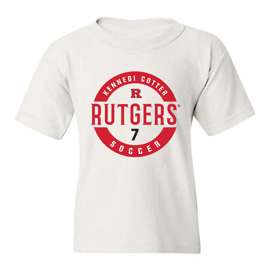 Rutgers - NCAA Women's Soccer : Kennedi Cotter - Classic Fashion Shersey Youth T-Shirt-0