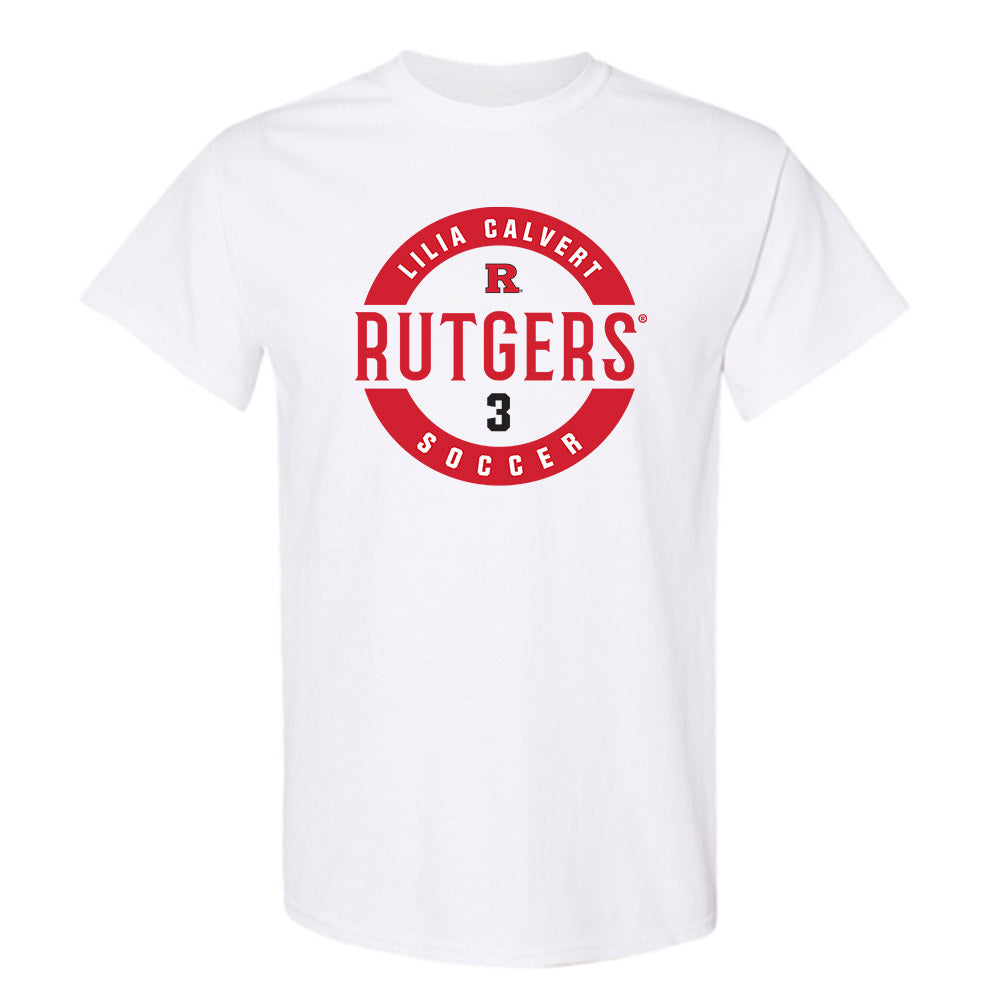 Rutgers - NCAA Women's Soccer : Lilia Calvert - Classic Fashion Shersey T-Shirt-0