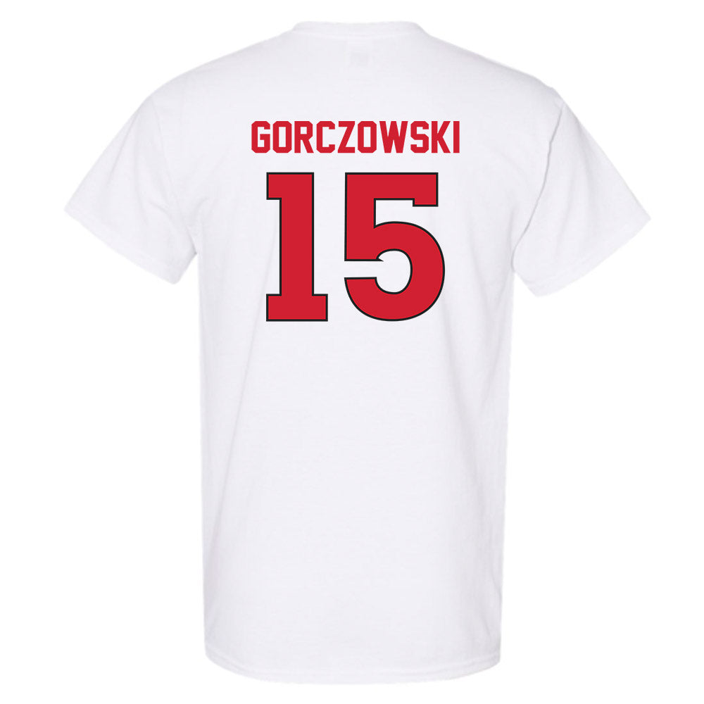 Rutgers - NCAA Men's Soccer : Simon Gorczowski - Replica Shersey T-Shirt-1