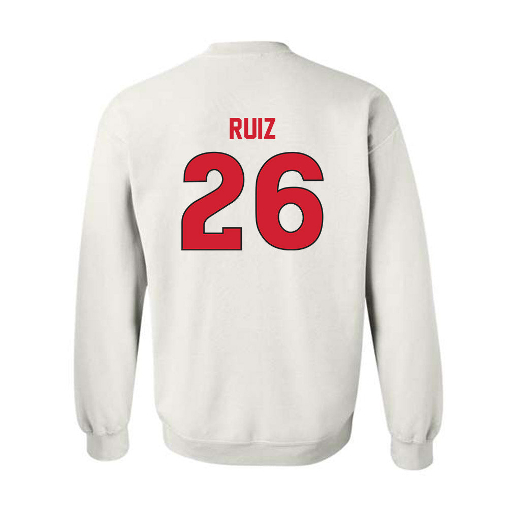 Rutgers - NCAA Men's Soccer : Erick Ruiz - Replica Shersey Crewneck Sweatshirt-1