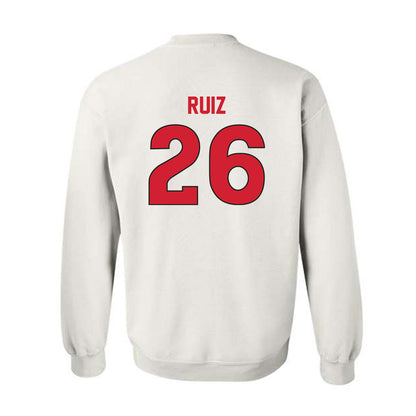 Rutgers - NCAA Men's Soccer : Erick Ruiz - Replica Shersey Crewneck Sweatshirt-1