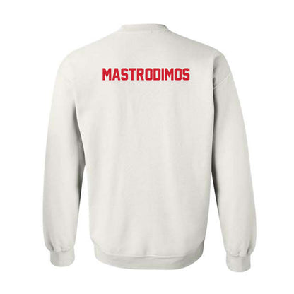 Rutgers - NCAA Men's Soccer : Zachary Mastrodimos - Replica Shersey Crewneck Sweatshirt-1