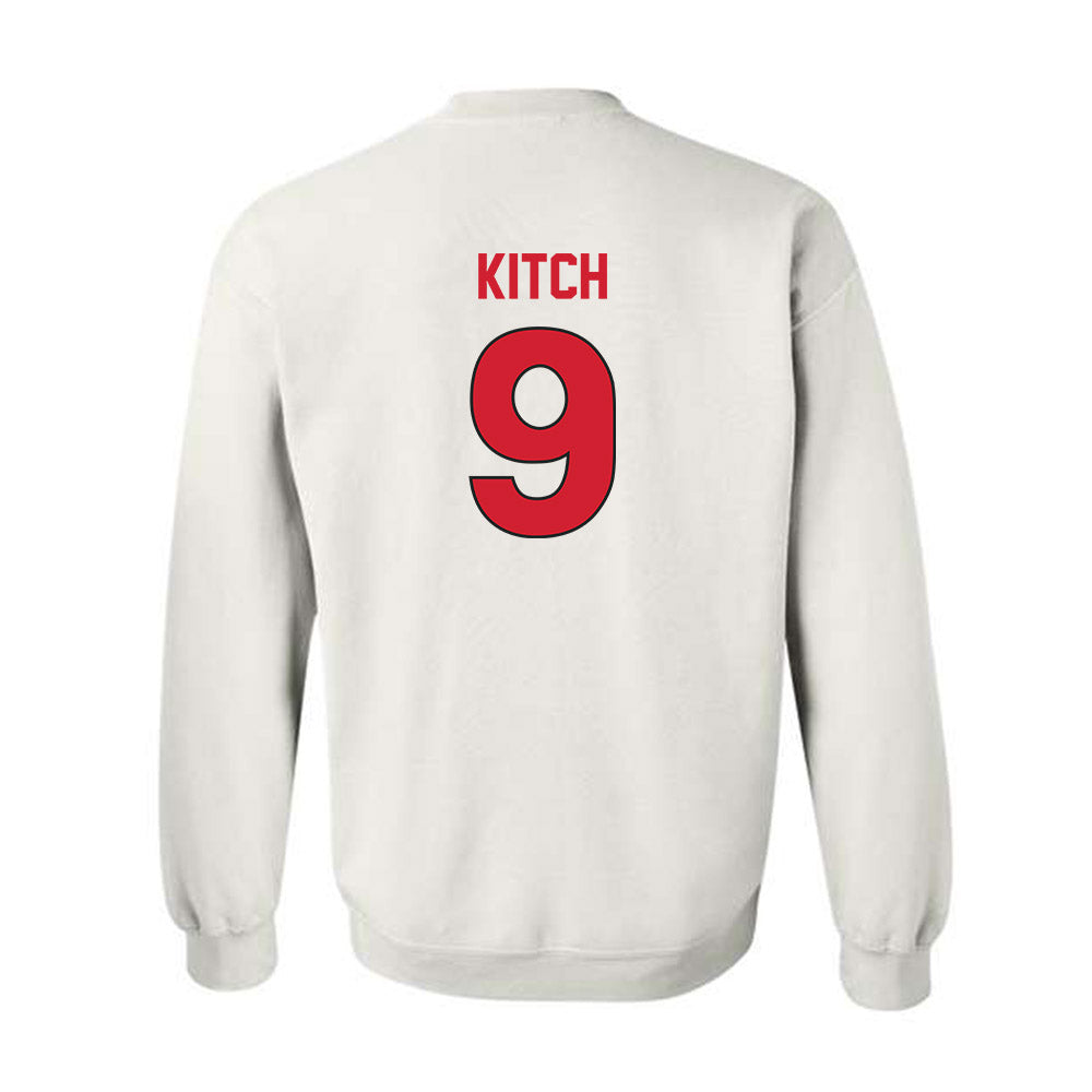 Rutgers - NCAA Men's Soccer : Andrew Kitch - Replica Shersey Crewneck Sweatshirt-1