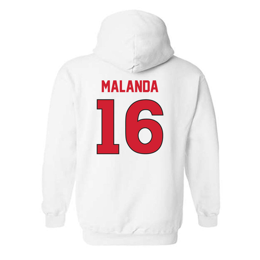 Rutgers - NCAA Women's Soccer : Jayme Malanda - Replica Shersey Hooded Sweatshirt-1