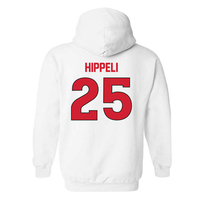 Rutgers - NCAA Women's Soccer : Morgan Hippeli - Replica Shersey Hooded Sweatshirt-1