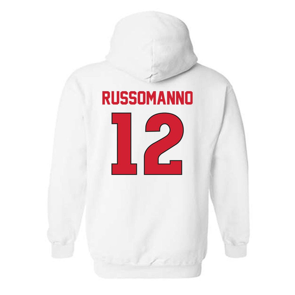 Rutgers - NCAA Women's Soccer : Olivia Russomanno - Replica Shersey Hooded Sweatshirt-1