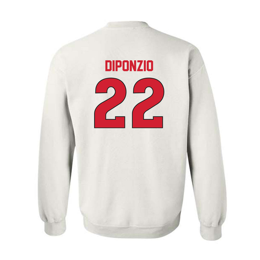 Rutgers - NCAA Men's Soccer : Francesco Diponzio - Replica Shersey Crewneck Sweatshirt-1