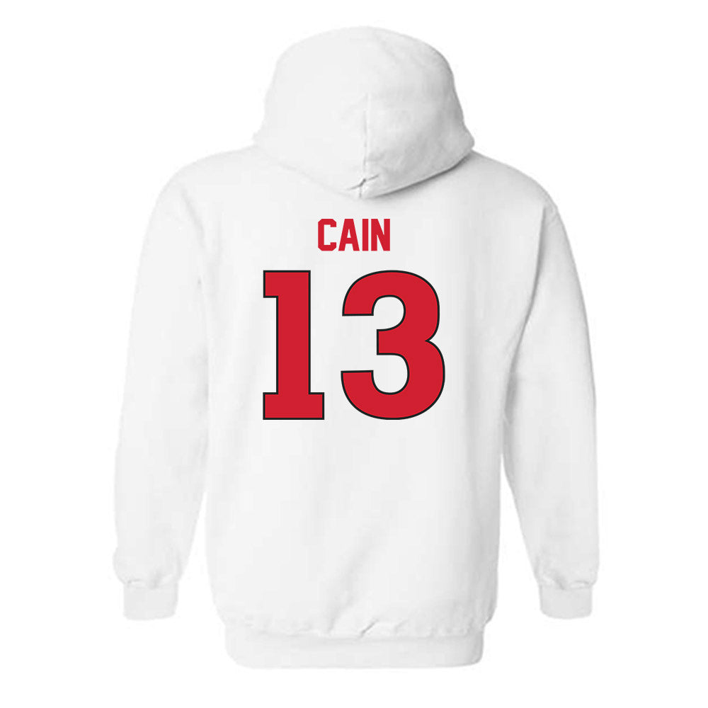Rutgers - NCAA Women's Soccer : Audrey Cain - Replica Shersey Hooded Sweatshirt