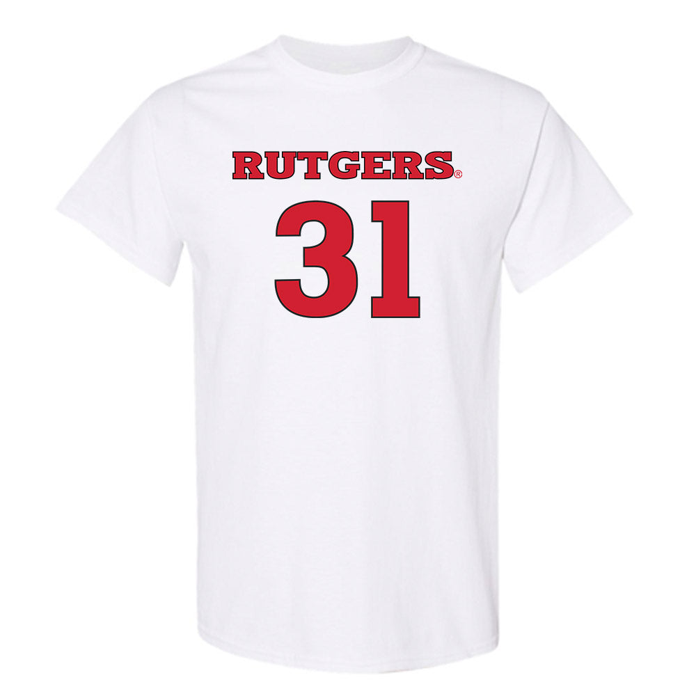 Rutgers - NCAA Men's Soccer : Logan Brown - Replica Shersey T-Shirt-0