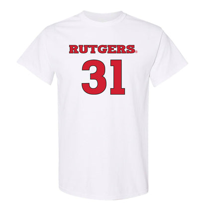 Rutgers - NCAA Men's Soccer : Logan Brown - Replica Shersey T-Shirt-0