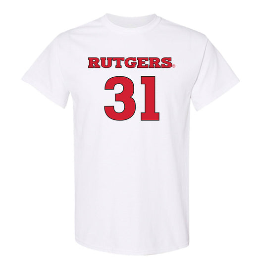 Rutgers - NCAA Men's Soccer : Logan Brown - Replica Shersey T-Shirt-0