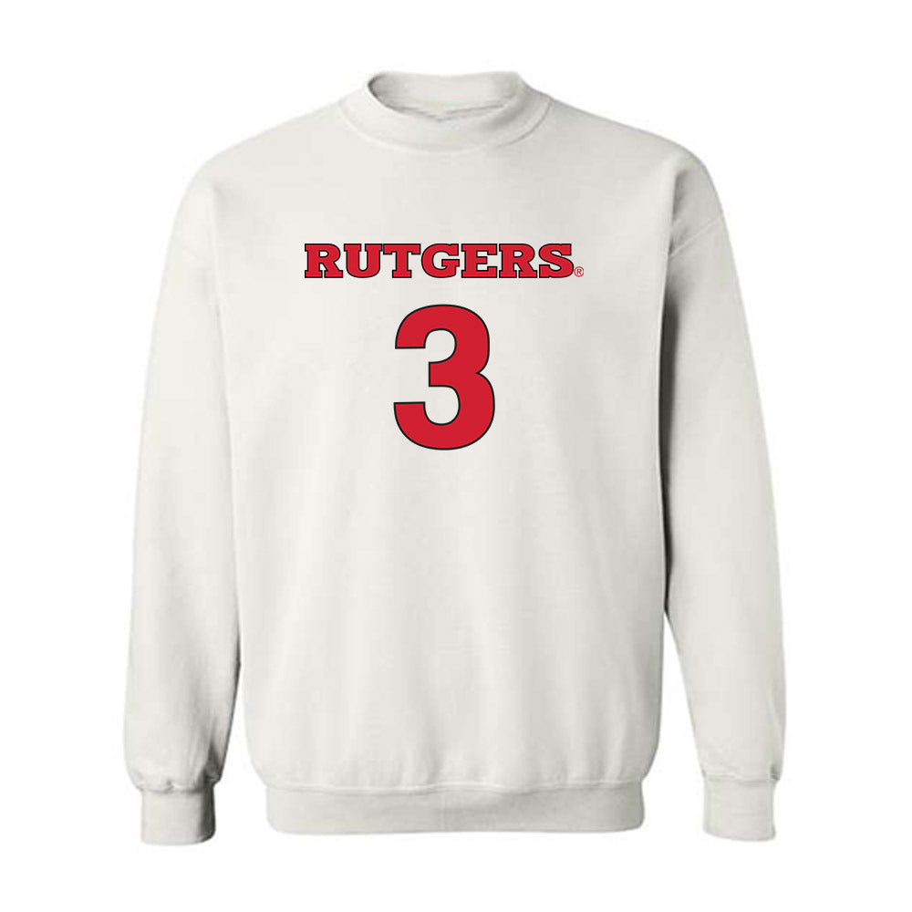 Rutgers - NCAA Women's Soccer : Lilia Calvert - Replica Shersey Crewneck Sweatshirt-0
