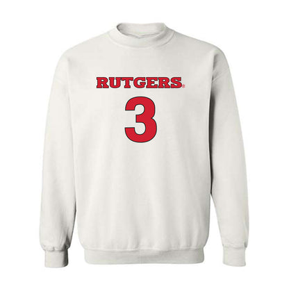 Rutgers - NCAA Women's Soccer : Lilia Calvert - Replica Shersey Crewneck Sweatshirt-0