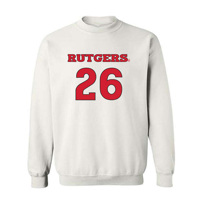 Rutgers - NCAA Men's Soccer : Erick Ruiz - Replica Shersey Crewneck Sweatshirt-0