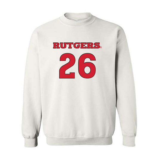 Rutgers - NCAA Men's Soccer : Erick Ruiz - Replica Shersey Crewneck Sweatshirt-0