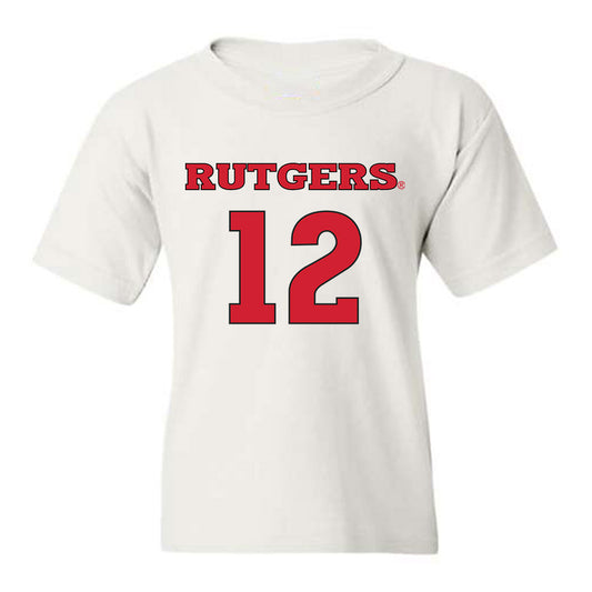Rutgers - NCAA Men's Soccer : Jackson Temple - Youth T-Shirt Replica Shersey
