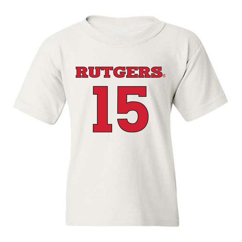 Rutgers - NCAA Men's Soccer : Simon Gorczowski - Replica Shersey Youth T-Shirt-0