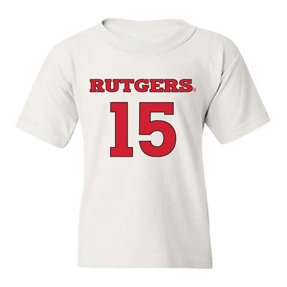 Rutgers - NCAA Men's Soccer : Simon Gorczowski - Replica Shersey Youth T-Shirt-0