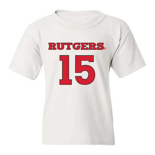 Rutgers - NCAA Men's Soccer : Simon Gorczowski - Replica Shersey Youth T-Shirt-0