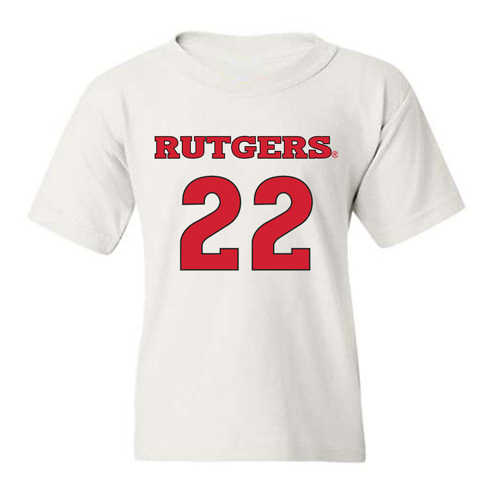 Rutgers - NCAA Men's Soccer : Francesco Diponzio - Replica Shersey Youth T-Shirt-0