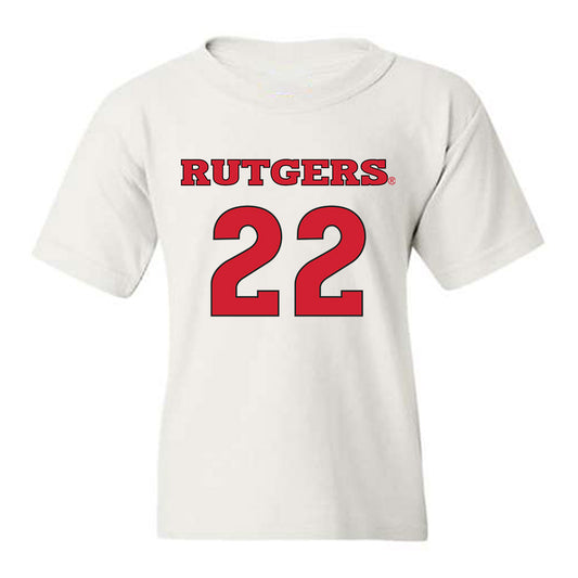 Rutgers - NCAA Men's Soccer : Francesco Diponzio - Replica Shersey Youth T-Shirt-0