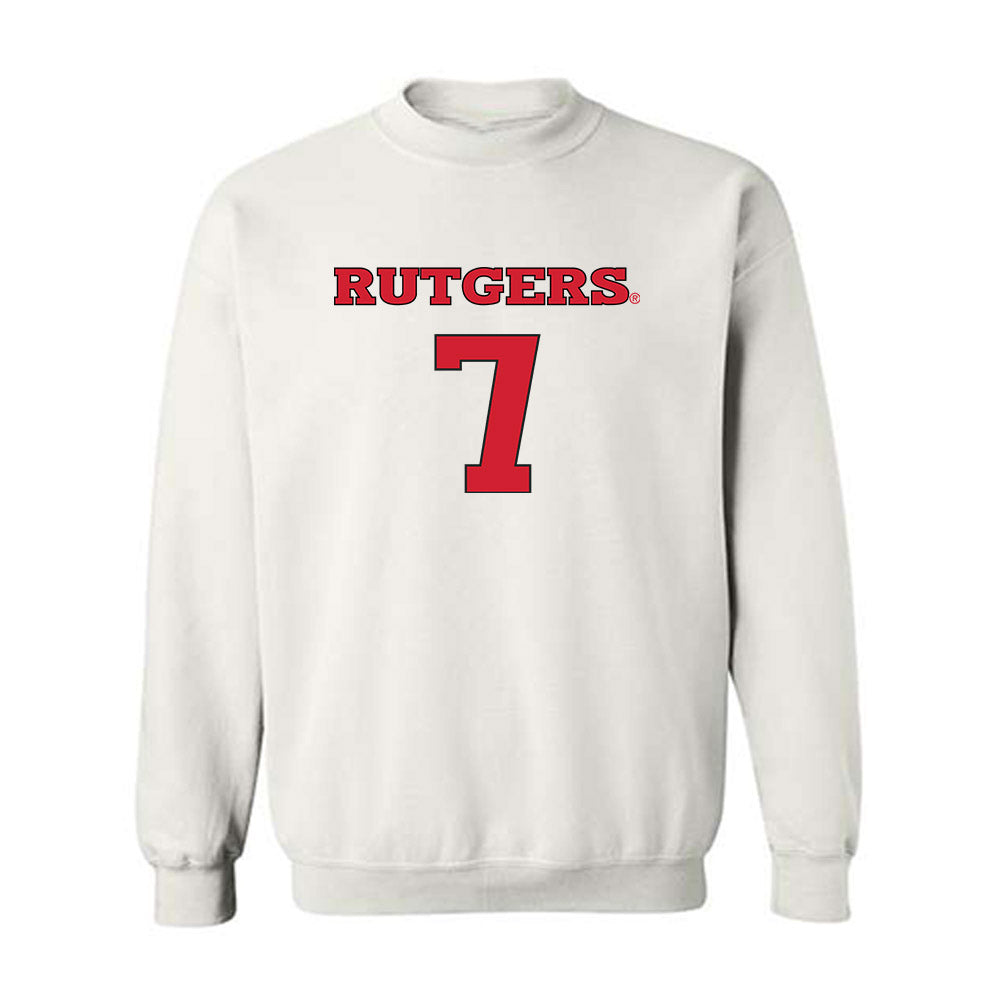 Rutgers - NCAA Women's Soccer : Kennedi Cotter - Replica Shersey Crewneck Sweatshirt-0