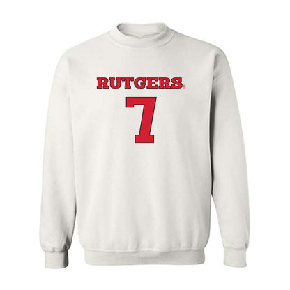 Rutgers - NCAA Women's Soccer : Kennedi Cotter - Replica Shersey Crewneck Sweatshirt-0