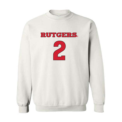 Rutgers - NCAA Men's Soccer : Simon Gorczowski - Replica Shersey Crewneck Sweatshirt-0