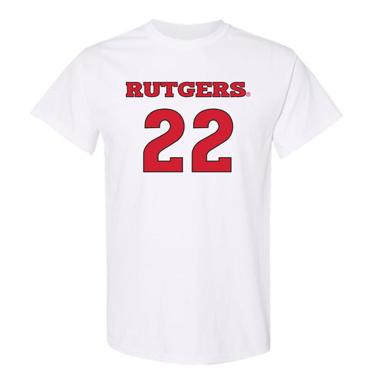 Rutgers - NCAA Men's Soccer : Francesco Diponzio - Replica Shersey T-Shirt-0