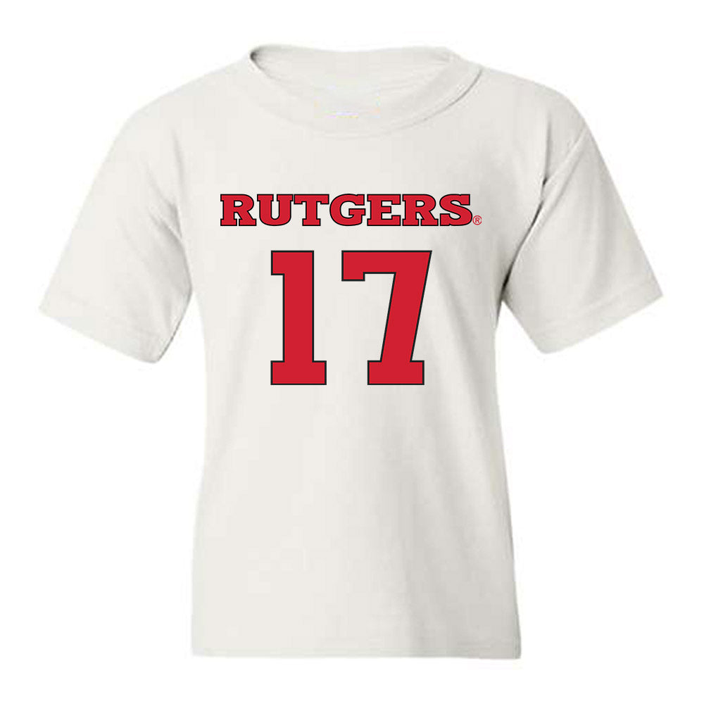 Rutgers - NCAA Women's Soccer : Ashley Baran - Replica Shersey Youth T-Shirt-0