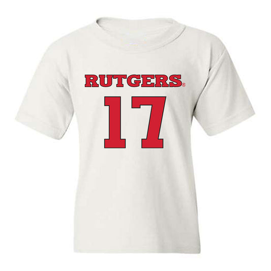 Rutgers - NCAA Women's Soccer : Ashley Baran - Replica Shersey Youth T-Shirt-0