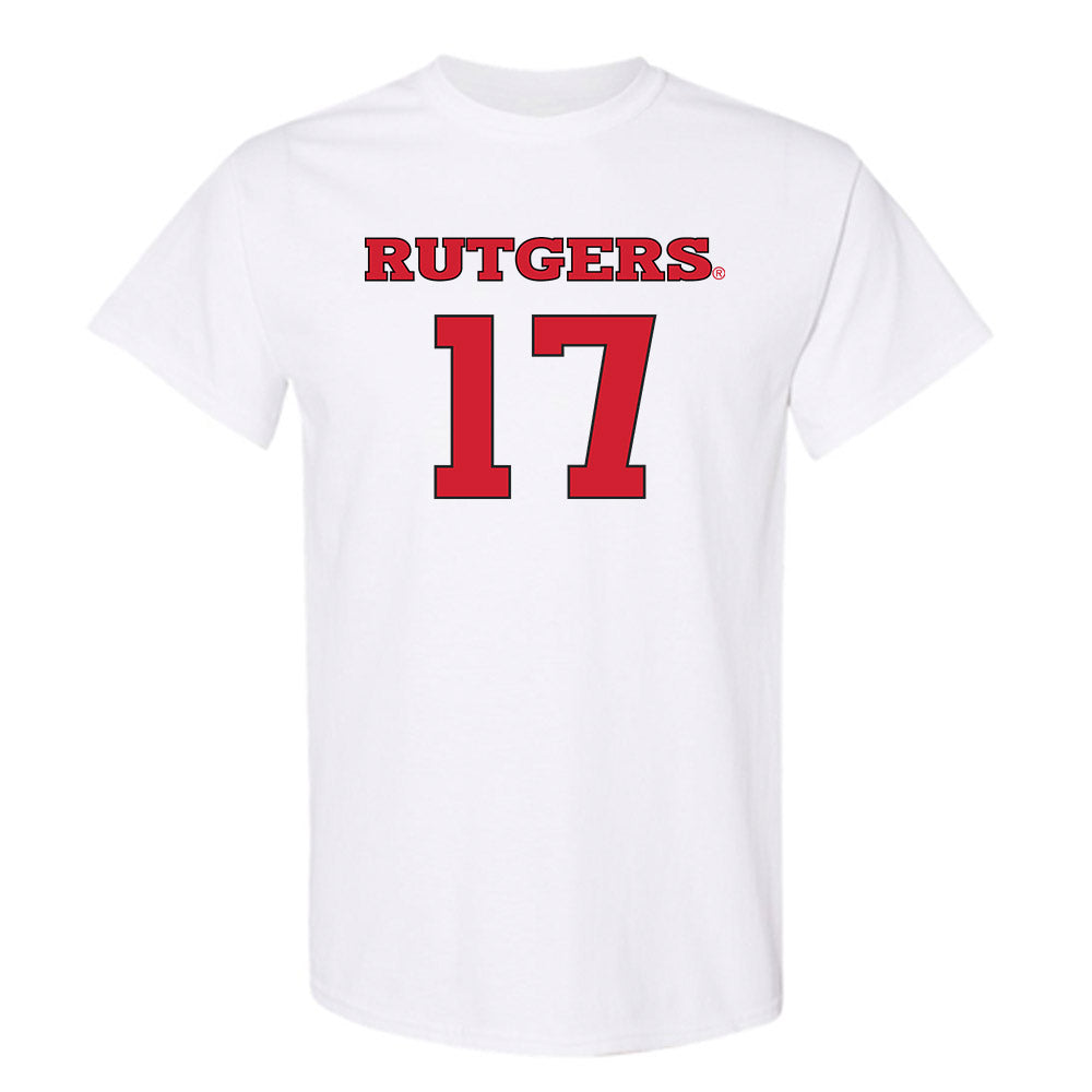 Rutgers - NCAA Women's Soccer : Ashley Baran - Replica Shersey T-Shirt-0