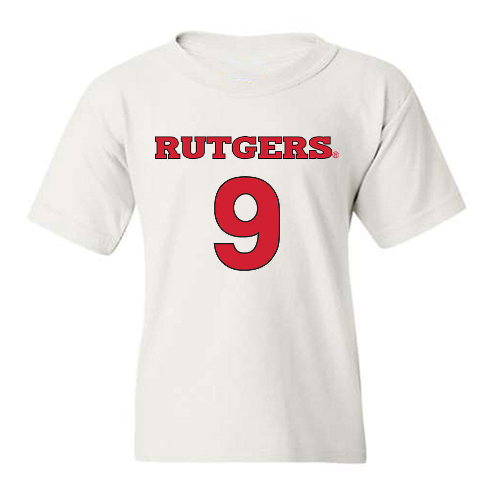 Rutgers - NCAA Men's Soccer : Andrew Kitch - Replica Shersey Youth T-Shirt-0