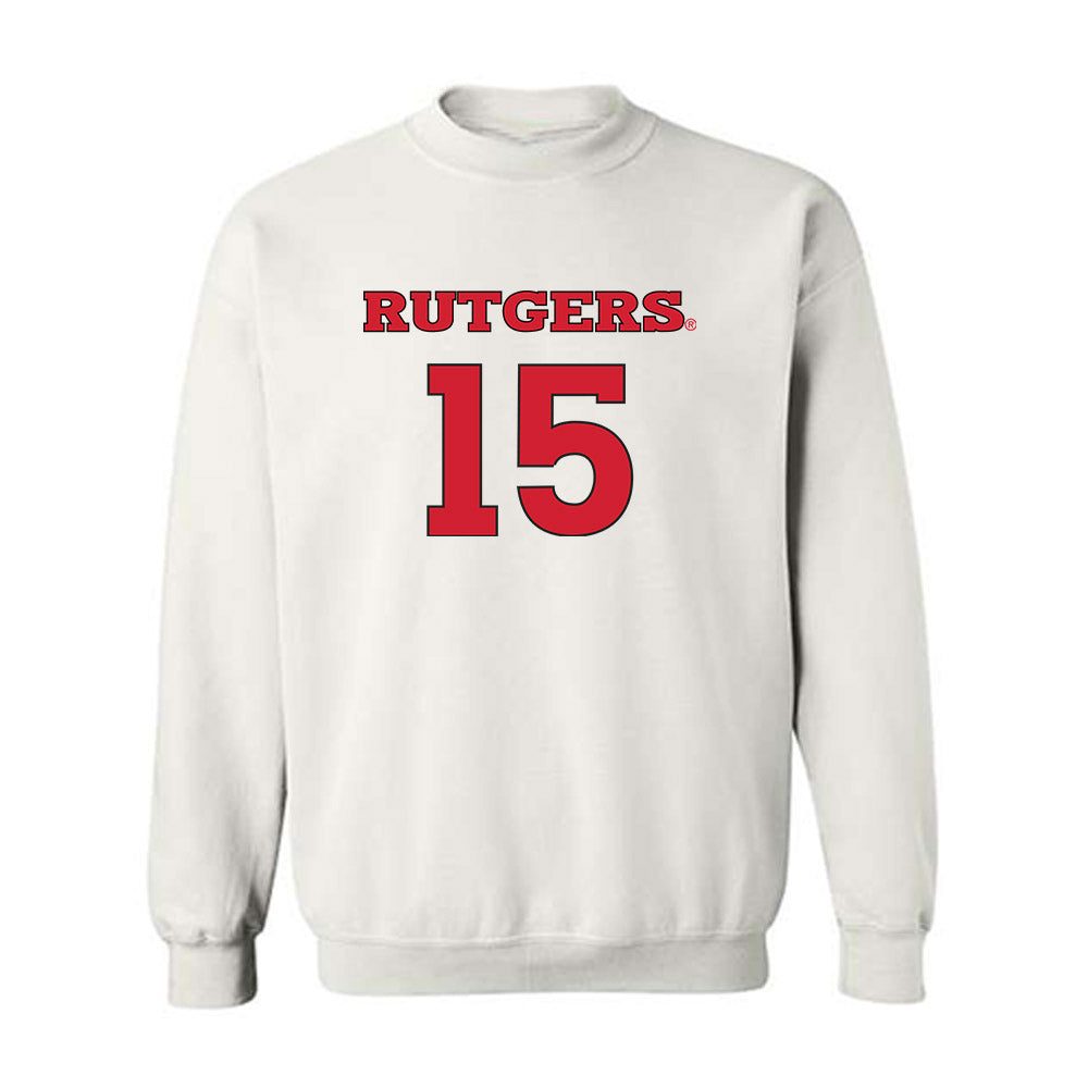 Rutgers - NCAA Women's Soccer : Lily Phillips - Replica Shersey Crewneck Sweatshirt-0