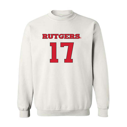 Rutgers - NCAA Women's Soccer : Ashley Baran - Replica Shersey Crewneck Sweatshirt-0