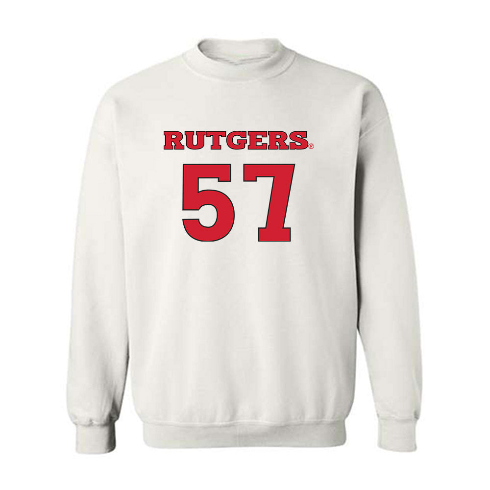 Rutgers - NCAA Women's Soccer : Riley Morris - Replica Shersey Crewneck Sweatshirt-0