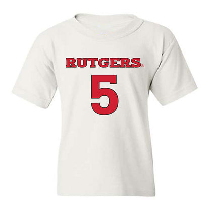 Rutgers - NCAA Women's Soccer : Bea Tinoco - Replica Shersey Youth T-Shirt-0