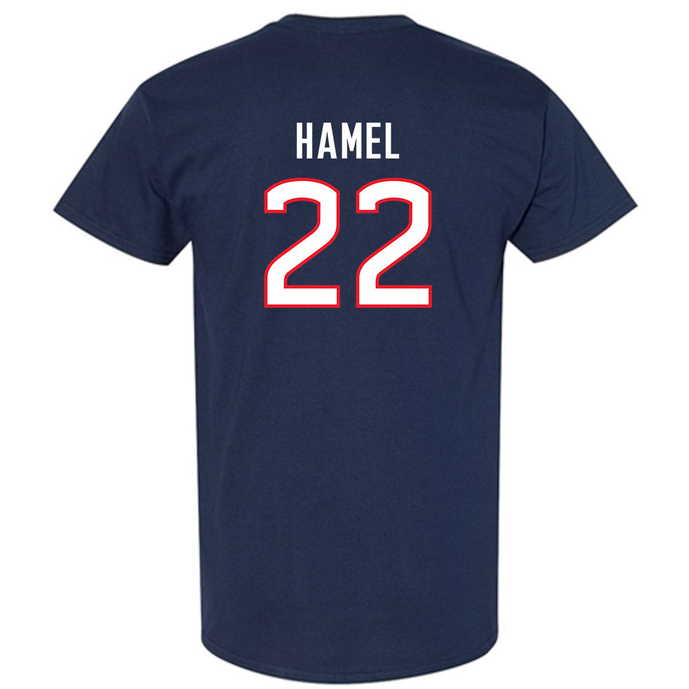 UConn - NCAA Men's Soccer : Johan Hamel - Replica Shersey T-Shirt-1