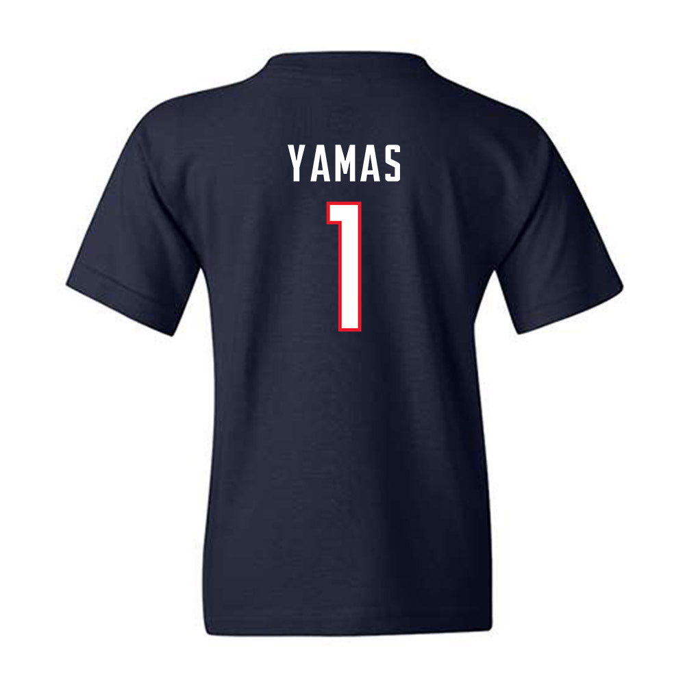 UConn - NCAA Women's Soccer : Ava Yamas - Replica Shersey Youth T-Shirt-1