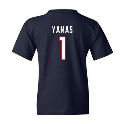 UConn - NCAA Women's Soccer : Ava Yamas - Replica Shersey Youth T-Shirt-1